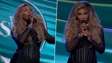 Serena Williams Sings for 'Special Person' Maria Sharapova at ESPY Awards 2024, Trolls Russian Star With Catchy Lyrics (Watch Video)