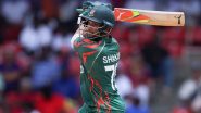 Shakib Al Hasan Unsure of Participation in Bangladesh’s Tour of India 2024; All-Rounder Says He ‘Doesn’t Have Many Plans’ As He Gears Up for MLC and Global T20 Canada League