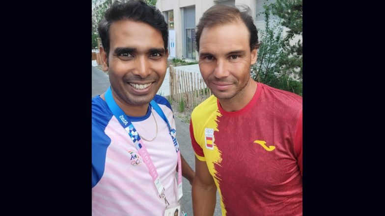 Indian Table Tennis Legend Achanta Sharath Kamal Meets Rafael Nadal at Paris Olympics 2024 Games Village, Shares Heartfelt Post