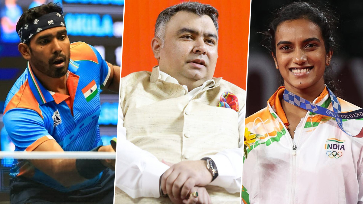 Agency News PV Sindhu, Sharath Kamal Named India's FlagBearers for