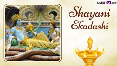 Shayani Ekadashi 2024 Images and HD Wallpapers for Free Download Online: Wish Happy Ashadhi Ekadashi With WhatsApp Messages, Quotes and Greetings