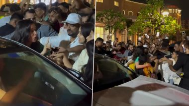 Shraddha Kapoor’s Sweet Gesture Wins Hearts! Actress Hugs, Kisses and Clicks Pictures With Fans in Lucknow (Watch Viral Video)