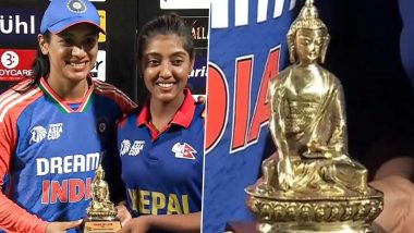 Nepal Women's Captain Indu Barma Presents Smriti Mandhana With a 'Token of Love' After IND-W vs NEP-W Women's Asia Cup T20 2024 Match (See Pic)