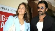Suriya and Jyotika Steal the Spotlight at &lsquo;Sarfira&rsquo; Special Screening; Power Couple Strikes a Pose for the Paparazzi (Watch Video)