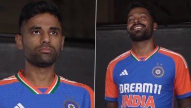 Suryakumar Yadav, Hardik Pandya And Other Indian Cricket Team Players Pose for Their Headshot Session Ahead of IND vs SL T20I Series 2024 (Watch Video)