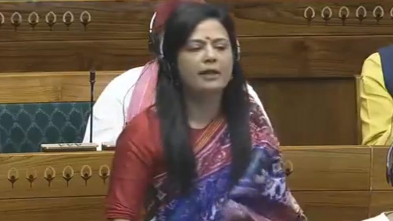 Mahua Moitra Attacks BJP Government in Lok Sabha, Says 'Public Made 63 of Your Members Sit Permanently' (Watch Video)