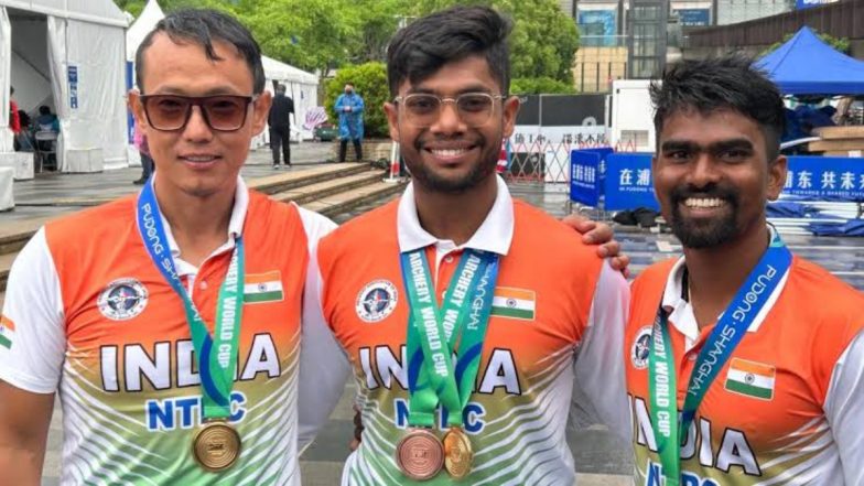 India Enter Quarterfinals of Men’s Archery Team Event at Paris Olympics 2024 After Finishing Third in Ranking Round