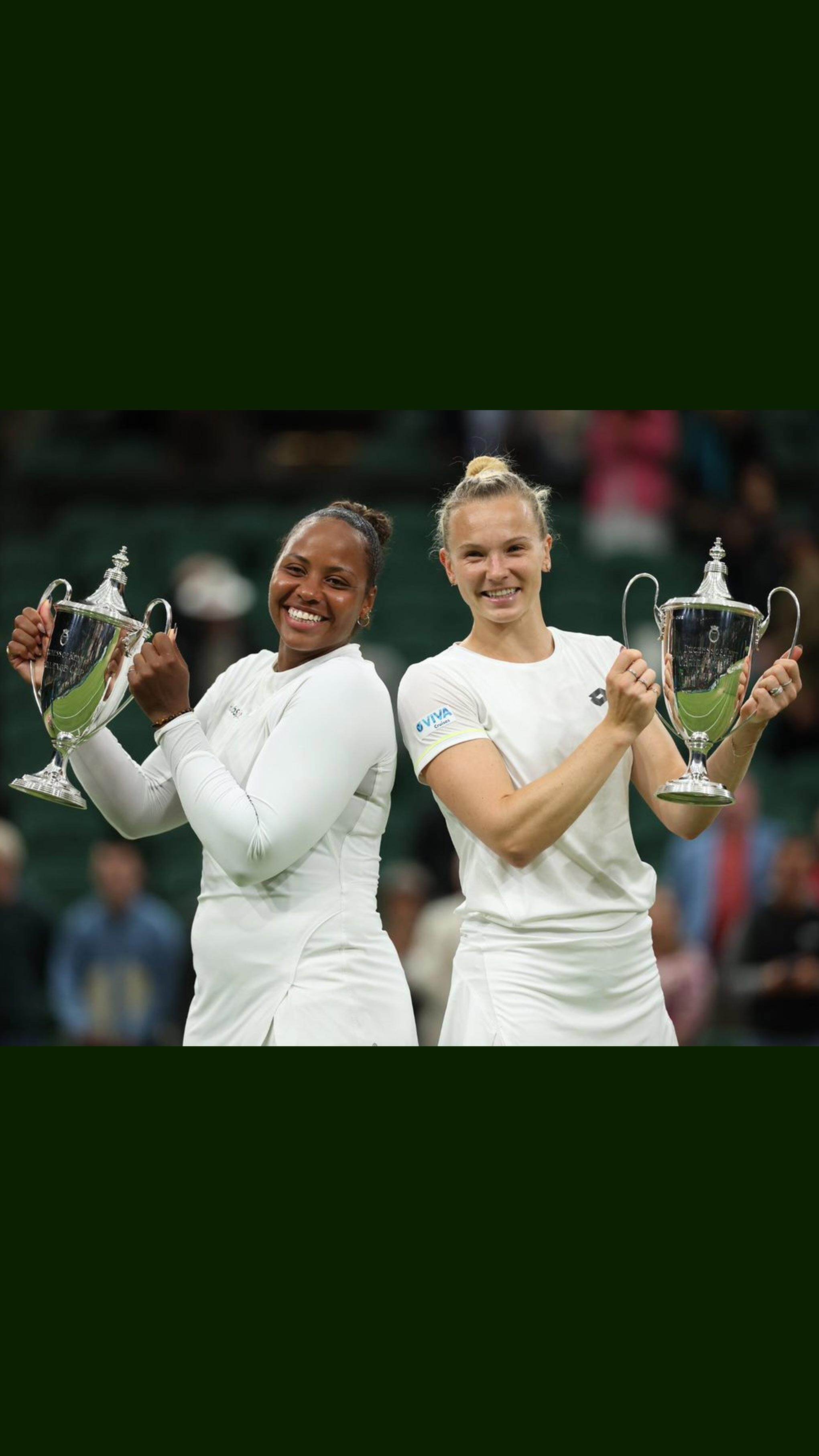 Taylor Townsend and Katerina Siniakova
