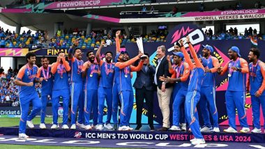 Indian Cricket Team Photos for Wallpapers and HD Images for Free Download: HD Pics of Virat Kohli, Rohit Sharma and Men in Blue Cricketers After ICC T20 World Cup 2024 Title Victory To Share Online
