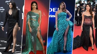 Priyanka Chopra Birthday: Times When She Flaunted Her Toned Legs in Thigh-High Slit Outfits! View Pics