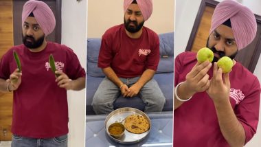 'Tinde Tori Tauba Tauba' Viral Video: This Man's Hilarious Take on Disliking Veggies While Riding the Wave of Vicky Kaushal's Hot Trending Song 'Tauba Tauba' Is Pure Gold (Watch)