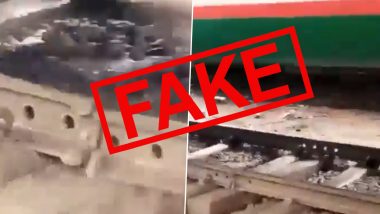 Railway Ministry Issues Clarification After X Users Share Misleading Video From Bangladesh Alleging How Indian Railways Sabotages Train Accidents in the Country