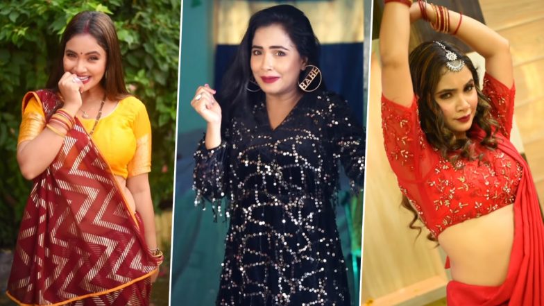 Trisha Kar Madhu Viral Videos: Once in News for MMS Leaked Video, This Musical Artist Now Rules Instagram With Her Bhojpuri Song Reels (Watch)