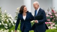 US Presidential Elections 2024: Joe Biden To Campaign for Kamala Harris, Terms Decision To Drop Out of Presidential Race &lsquo;Right Thing To Do&rsquo;