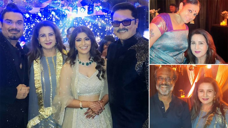 Rajinikanth, Shobana, Poonam Dhillon and Other Popular Celebs Attend Varalaxmi Sarathkumar’s Fun-Filled Sangeet Ceremony (View Pics)