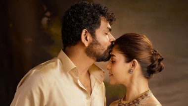 Vignesh Shivan Kisses Nayanthara on the Forehead in Their Latest Couple Photoshoot (View Pics)