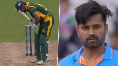 Vinay Kumar Gives Death Stare Send-Off to Sohaib Maqsood After Dismissing Him During India Champions vs Pakistan Champions World Championship of Legends 2024 Final (Watch Video)