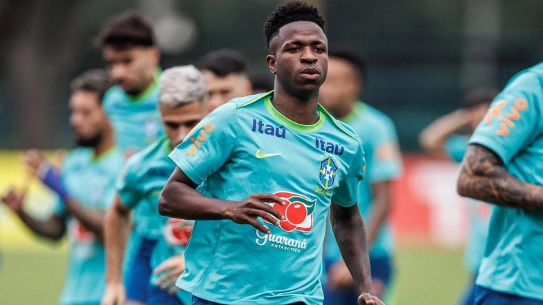 Will Vinicius Jr Play Tonight in Brazil vs Colombia Copa America 2024 Match? Here’s the Possibility of Real Madrid Star Featuring in Starting XI