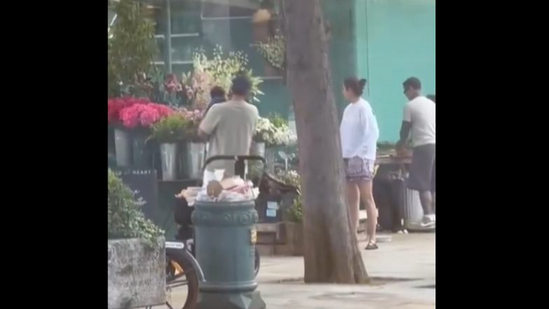 Virat Kohli Spotted With Son Akaay and Wife Anushka Sharma At A Flower Shop in London, Video Goes Viral