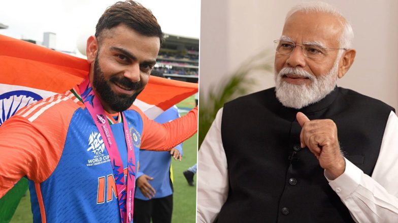 Virat Kohli Expresses Gratitude to PM Narendra Modi For His Support in India's Road to ICC T20 World Cup 2024 Triumph, Shares Heartfelt Note (See Post)