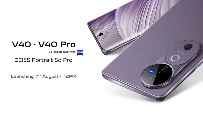 Vivo V40, Vivo V40 Pro Launch Live Streaming: Watch Online Telecast of Launch of New Vivo Smartphones; Know Price, Specifications and Other Details