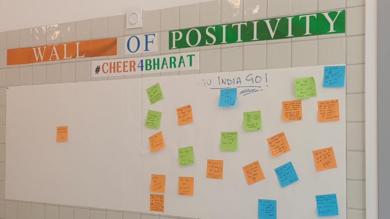 Team India Athletes Share Messages for Each Other on ‘Wall of Positivity’ Ahead of Paris Olympics 2024 (See Pics)