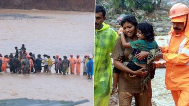 Wayanad Landslide Death Toll Update: 167 People Dead, 219 Injured in Massive Landslides in Kerala; Rescue Operations at Full Swing (Watch Videos)