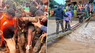 Wayanad Landslide: Death Toll in Kerala Landslides Rises to 245, 240 People Missing, War of Words Begins Between Amit Shah and Pinarayi Vijayan Over Prior Warning of Disaster