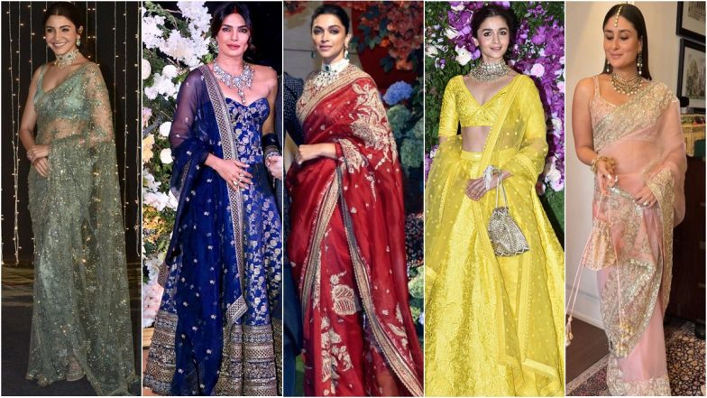 What To Wear to Indian Weddings as Guest? 5 Bollywood Actresses’ Approved Trending Colour Outfits for Wedding Guests