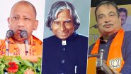 APJ Abdul Kalam Death Anniversary 2024: Yogi Adityanath, Nitin Gadkari and Other Leaders Pay Tribute to ‘Missile Man of India’ on His Punyatithi