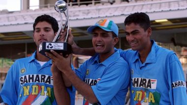 On This Day: Yuvraj Singh and Mohammad Kaif's Partnership Helped Sourav Ganguly-led Indian Cricket Team Clinch Historic Victory Over England in Natwest Series 2002 Final