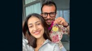 Yuzvendra Chahal Adorably Poses With Wife Dhanashree Verma As He Flaunts T20 World Cup 2024 Winners Medal, Calls Her ‘Lady Luck’ (See Pic)