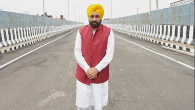 Punjab CM Bhagwant Mann Opens Railway Over-Bridge in Gurdaspur (See Pics)