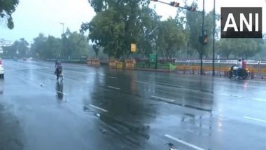 Delhi Rains: Rain Lashes Parts of National Capital, Many Areas Report Waterlogging (Watch Videos)