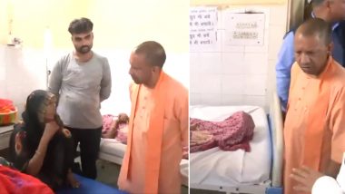 Hathras Stampede: CM Yogi Adityanath Meets Injured in Uttar Pradesh Stampede, Says ‘State Government Is Investigating This Entire Incident’ (Watch Video)