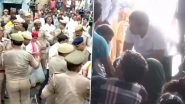 Hathras Stampede: Congress Leader Rahul Gandhi Visits Home of Stampede Victim in Uttar Pradesh&rsquo;s Aligarh (Watch Videos)