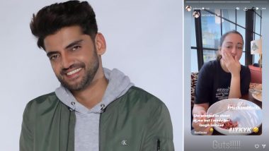 Zaheer Iqbal Makes Wife Sonakshi Sinha Laugh During Lunch Date; He Says, ‘She Wanted to Shout at Me, but I Made Her Laugh Instead’