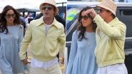Brad Pitt Steps Out Hand-in-Hand With Girlfriend Ines De Ramon at British Grand Prix Amid &lsquo;F1&rsquo; Movie Announcement (Watch Video)