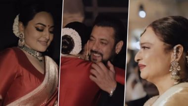 Sonakshi Sinha Shares Glimpses From Her Star-Studded Wedding Featuring Salman Khan, Rekha, and Other Bollywood Icons; Actress Writes ‘Ek EPICCCCCCC PARTY Toh Banti Haiiiii Bosssss’ (Watch Video)