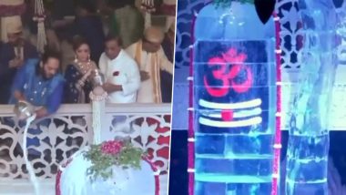 Anant Ambani and Radhika Merchant Wedding: Ambani Family Seeks Blessings for Couple With Special Shiv Puja (Watch Video)