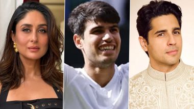 Kareena Kapoor, Sidharth Malhotra and More Celebs Congratulate Tennis Star Carlos Alcaraz on His Wimbledon Win