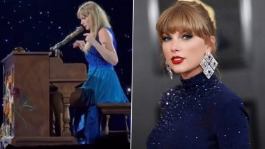 Taylor Swift Faces Piano Glitch During Eras Tour Performance in Milan (Watch Video)