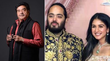 Shatrughan Sinha Sends Warm Wishes to Anant Ambani and Radhika Merchant With Touching Insta Post; Actor Calls It the ‘Wedding of the Millennium’