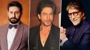 Abhishek Bachchan To Play Villain in Shah Rukh Khan&rsquo;s &lsquo;King&rsquo;; Amitabh Bachchan Confirms Casting As He Sends His Son Best Wishes