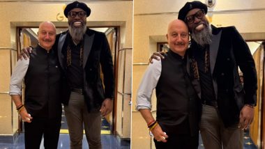 Anupam Kher Meets Cricket Star Chris Gayle in Dubai, Shares Heartwarming Moment (View Pics)