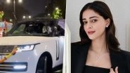 Ananya Panday Buys a White Range Rover! View Photos of New Luxury SUV Car Bought by Bollywood Actress Amid Dating Rumours With Hardik Pandya