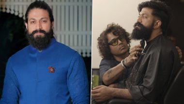 ‘KGF’ Star Yash’s New Haircut for Upcoming Film ‘Toxic’; Celebrity Stylist Alex Vijaykanth Reveals Short Pompadour Makeover (View Pic)