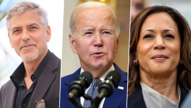 George Clooney Supports Kamala Harris’ Presidential Campaign, Thanks US President Joe Biden for His Service