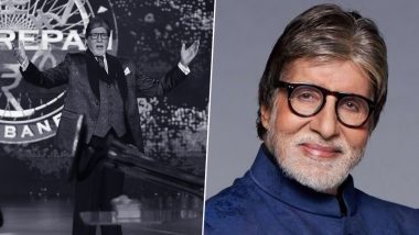 ‘Kaun Banega Crorepati Season 16’: Amitabh Bachchan Drops First Look With Black-and-White Photo From Set, Actor Says ‘BACK to KBC’ (View Pic)