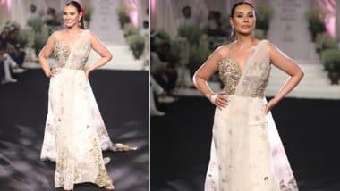 India Couture Week 2024: Lisa Ray Dazzles in Rahul Mishra’s Show With Iconic ‘Afreen Afreen’ Performance